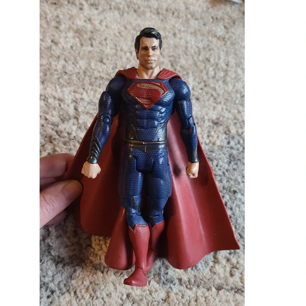 Mattel DC Comics Superman Action Figure 6 inch Blue Suit Red Cape Justice League
